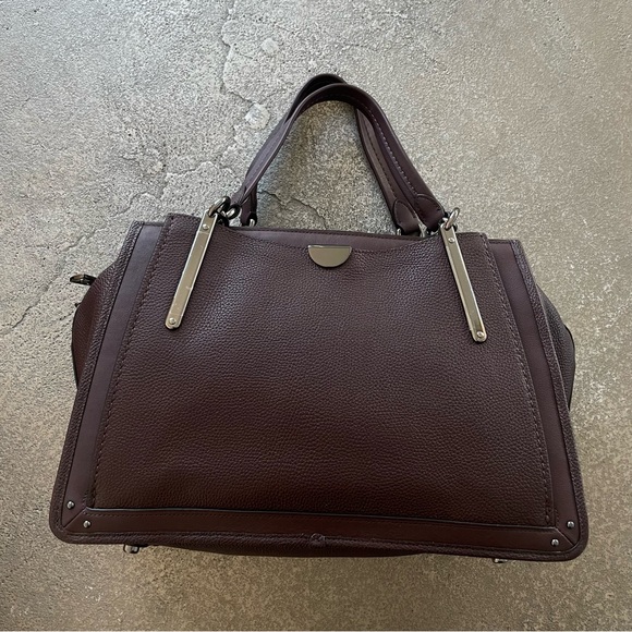 Coach Dreamer 36 Pebbled Satchel in Oxblood Leather - Picture 4 of 13